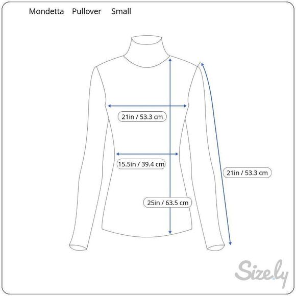 Mondetta Womens Pullover Long Sleeve High Neck Grey Striped Size Small - Picture 12 of 12